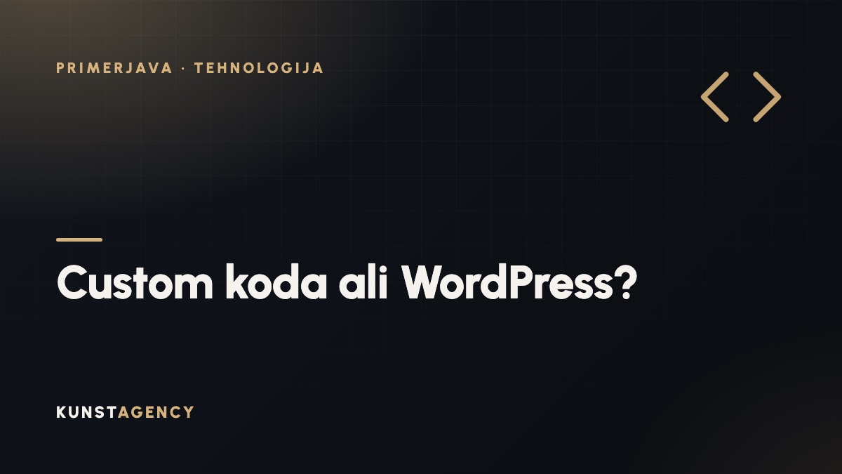 Custom koda ali WordPress – naslovna slika