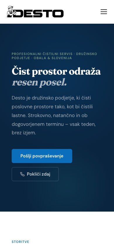 Desto — mobilni pogled